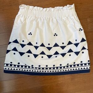 JCrew Linen skirt high waist with pockets